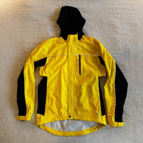 Novara (REI) Men's Cycling Waterproof Shell Medium Yellow - Picture 4 of 8
